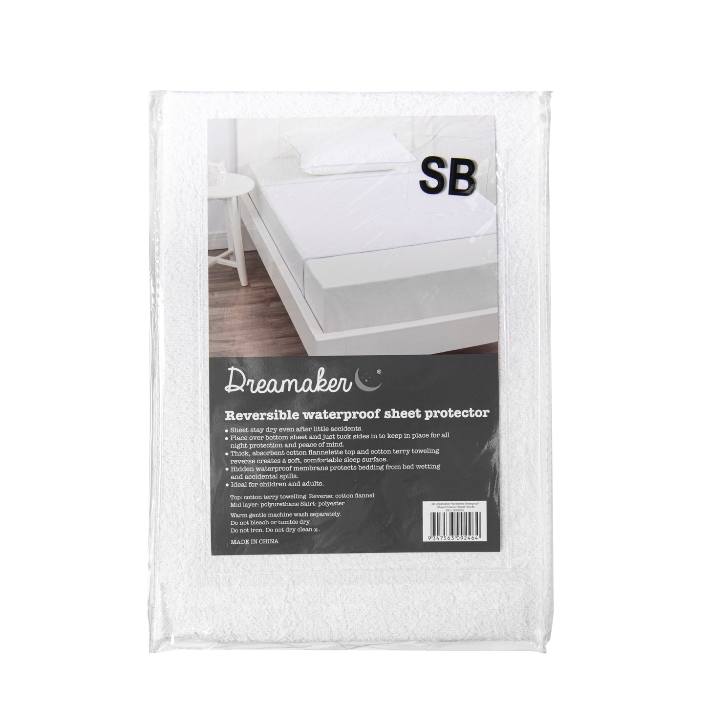 Waterproof Sheet Mattress Protector - Single Bed