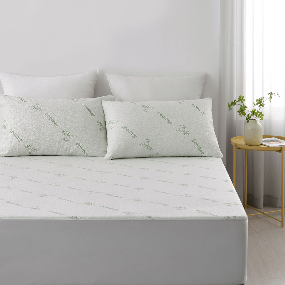 Bamboo Knitted Waterproof Mattress Protector