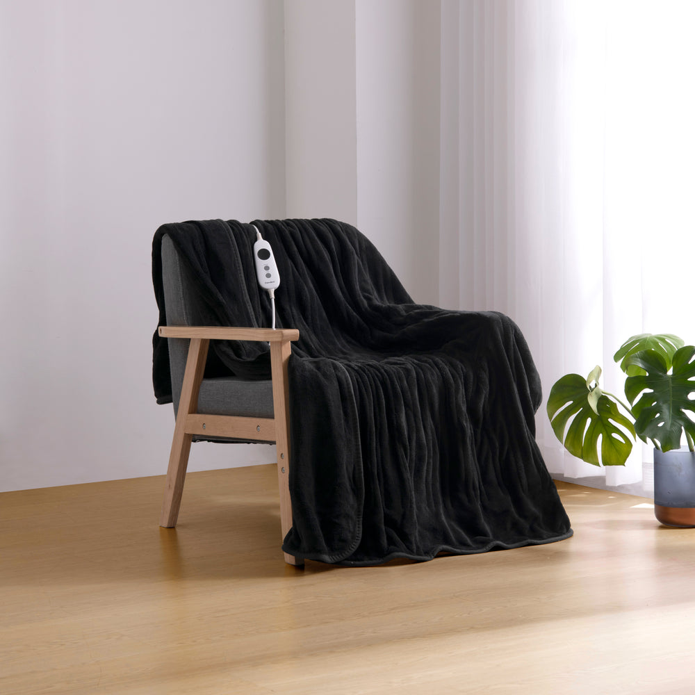 
                  
                    Australian Designed Black Heated throw blanket
                  
                