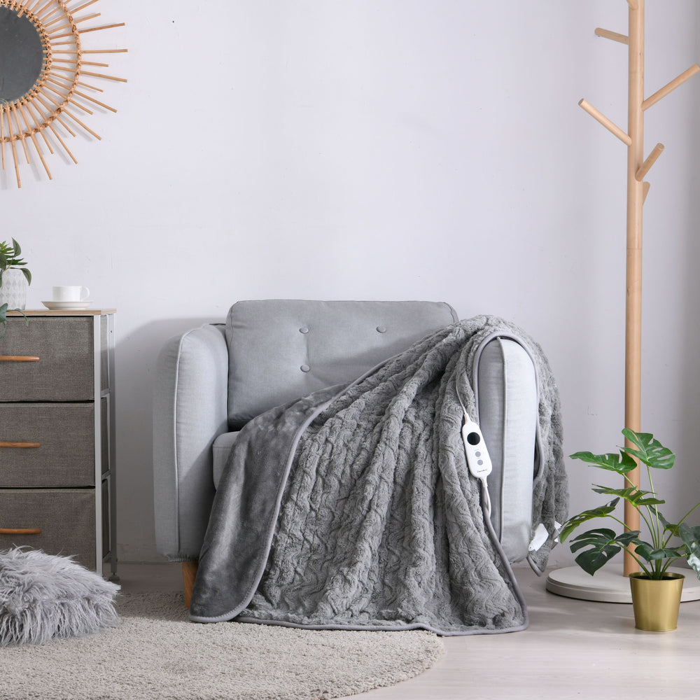 
                      
                        500Gsm Faux Fur Heated Throw Silver
                      
                    