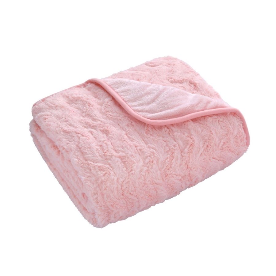 
                      
                        Dreamaker 500Gsm Faux Fur Heated Throw Pink
                      
                    