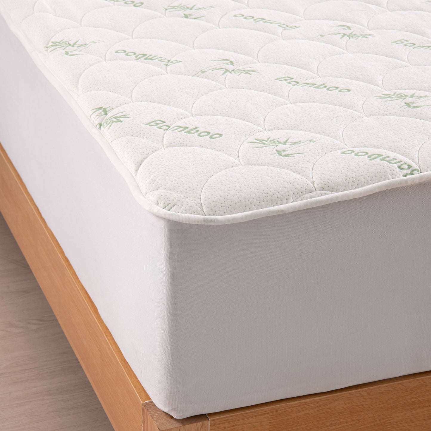 Bamboo Quilted Electric Blanket White