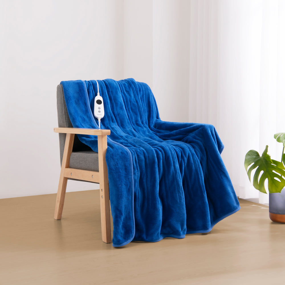 
                      
                        Coral Fleece Electric Heated Throw Blanket Classic Blue
                      
                    