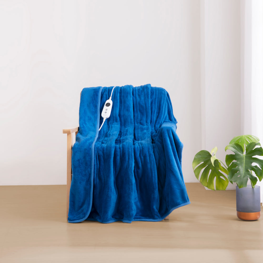 
                      
                        Coral Fleece Electric Heated Throw Blanket Classic Blue
                      
                    