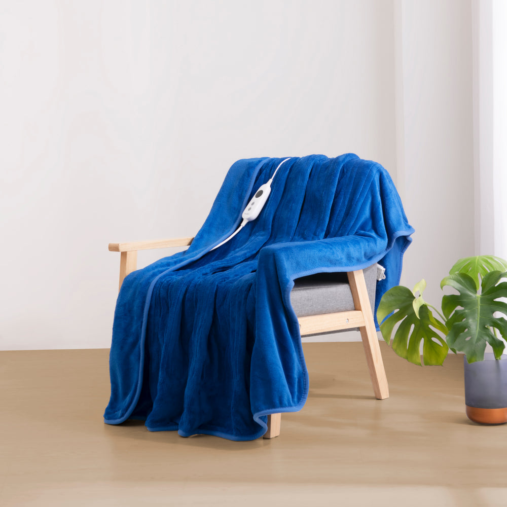 
                      
                        Coral Fleece Electric Heated Throw Blanket Classic Blue
                      
                    