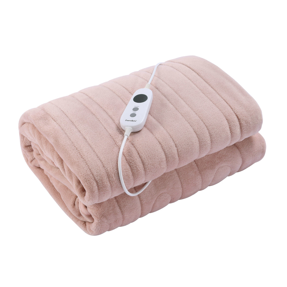 
                      
                        Coral Fleece Electric Heated Throw Blanket Blush Pink
                      
                    