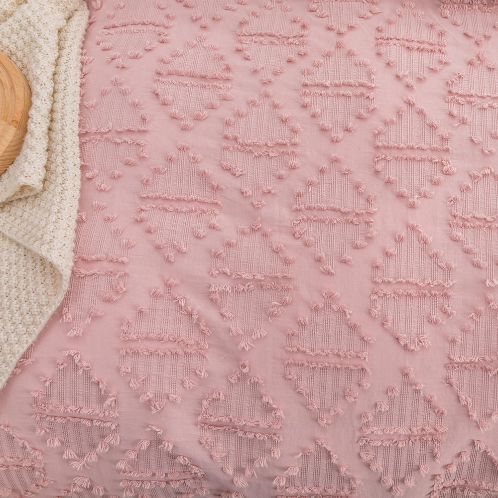 
                      
                        Lottie Eyelash Jacquard Quilt Cover Set Rose
                      
                    