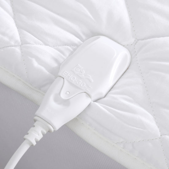 HealthGuard Anti-Allergy Dust Mite Protection Cotton Quilted Electric Blanket - Multizone