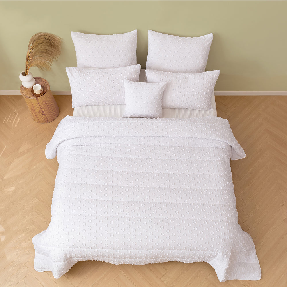 
                      
                        Haven Spot 6 Piece Comforter Set White
                      
                    