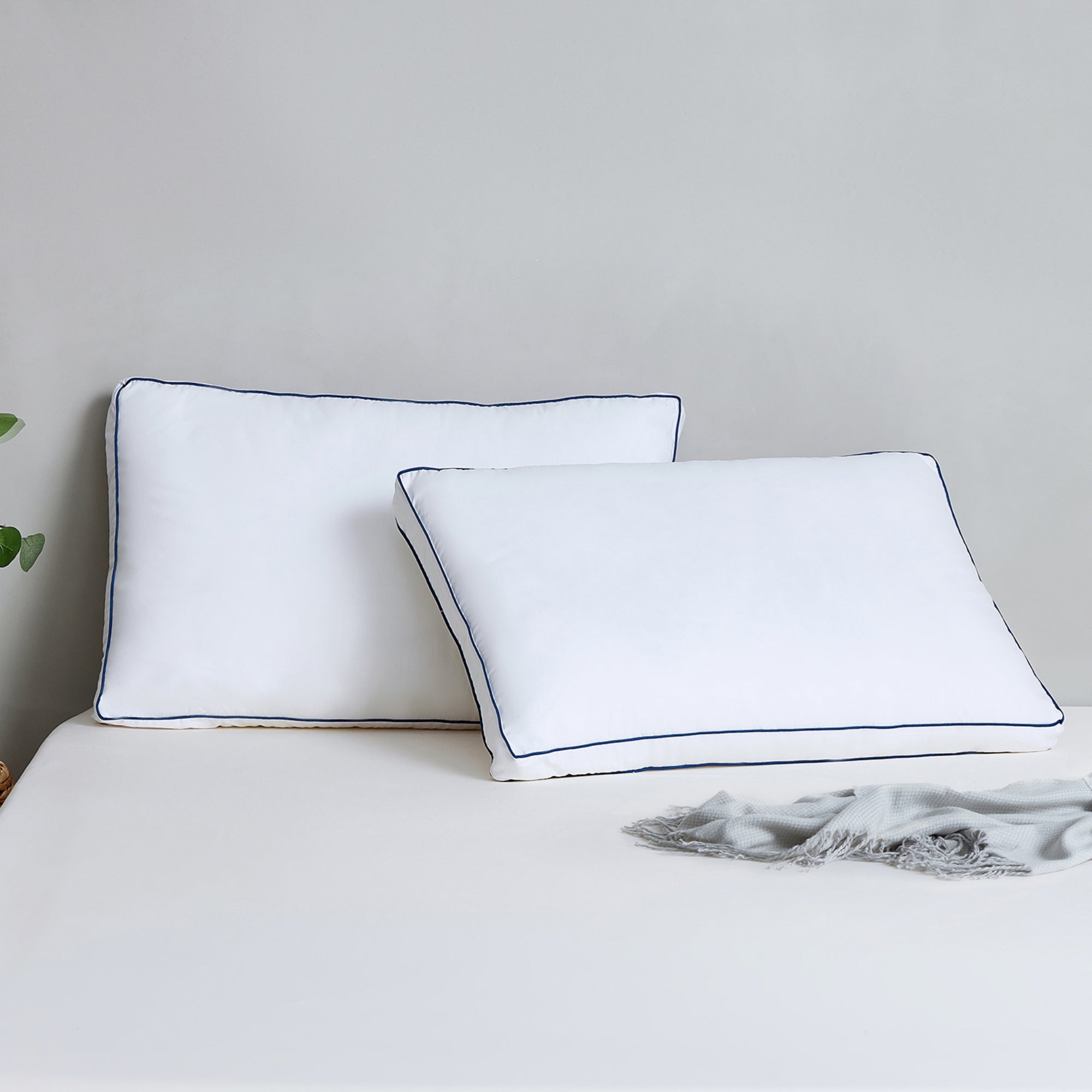 Dreamaker Sleep Form High & Soft Profile Pillow Twin Pack – 48x73cm ...