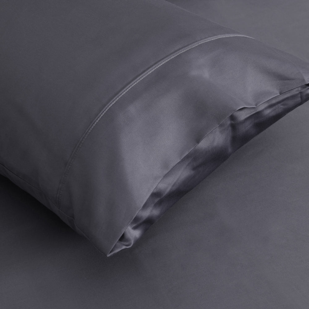 
                      
                        1500TC Cotton Rich Pillowcase Twin Pack Charcoal
                      
                    