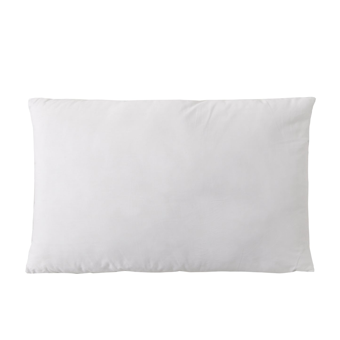 Microfibre Gusseted Pillow with Removable Cotton Cover -  Medium Profile - Twin Pack