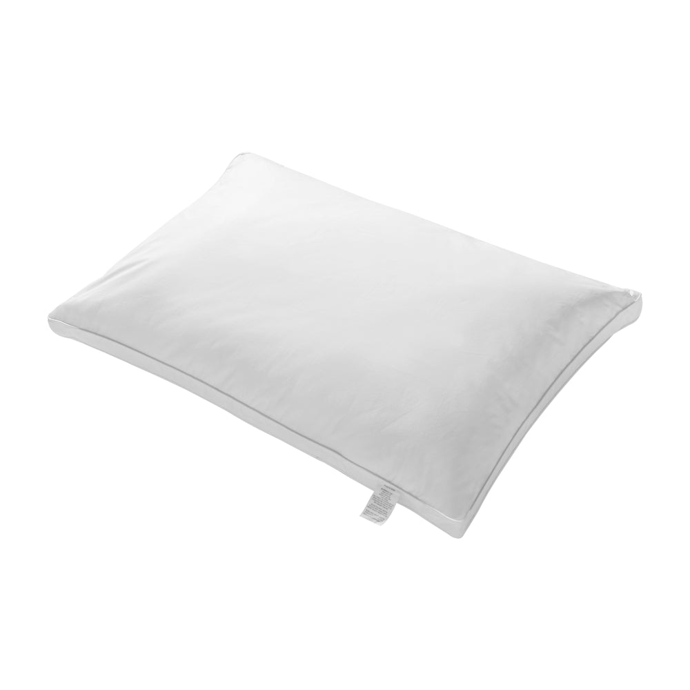 
                      
                        Microfibre Gusseted Pillow with Removable Cotton Cover -  Low Profile - Twin Pack
                      
                    