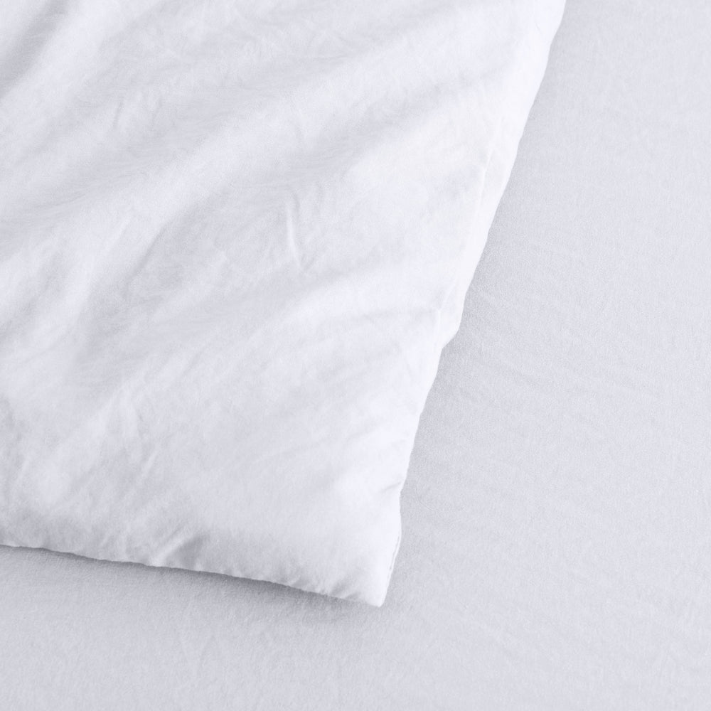 
                      
                        Superfine Washed Microfibre  Quilt Cover Set White
                      
                    