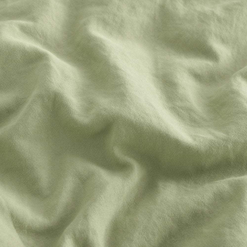 
                      
                        Superfine Washed Microfibre  Quilt Cover Set Sage Green
                      
                    