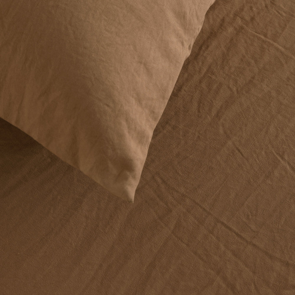 
                      
                        Superfine Washed Microfibre European Pillowcase - Rust
                      
                    