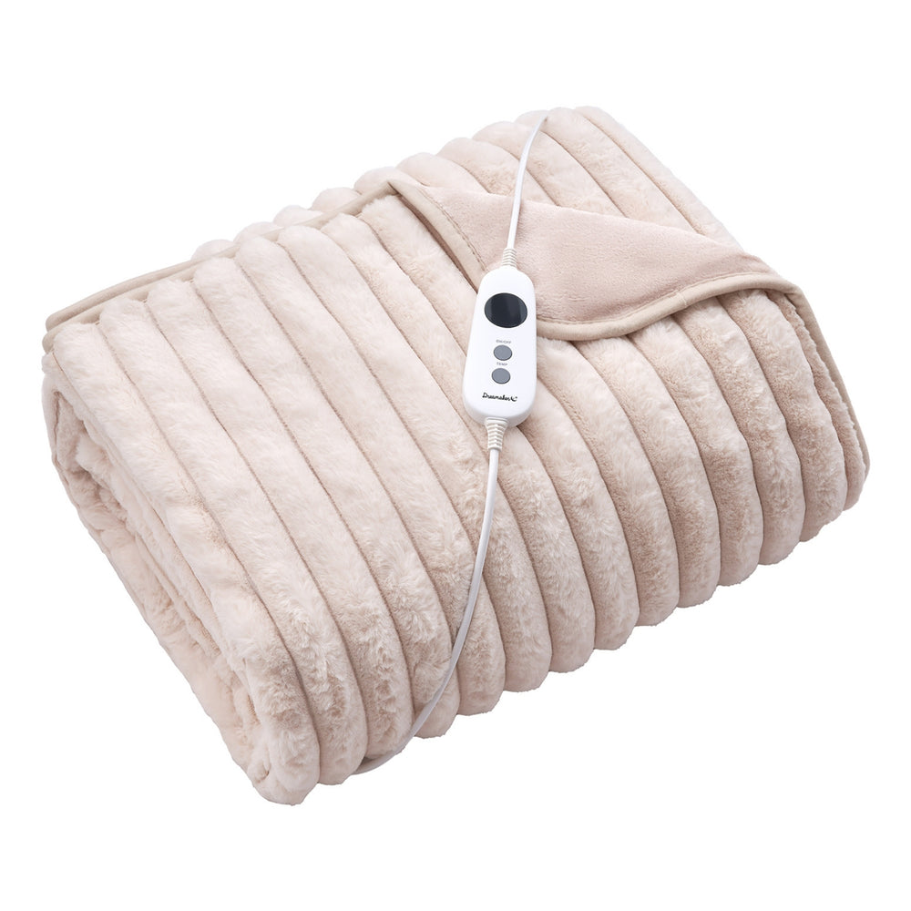 
                      
                        Chunky Embossed Fleece Heated Throw Natural
                      
                    