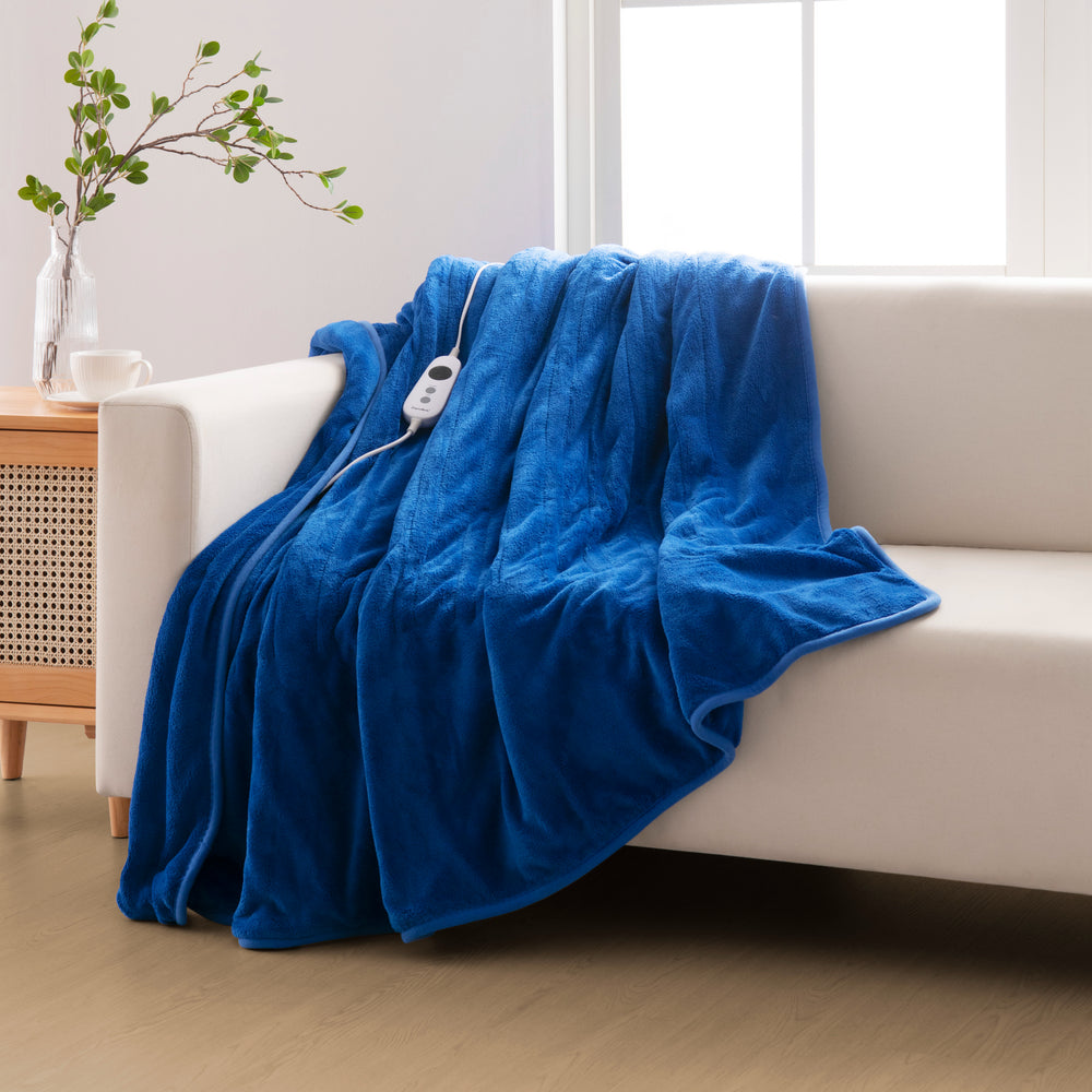 
                      
                        Coral Fleece Electric Heated Throw Blanket Classic Blue
                      
                    