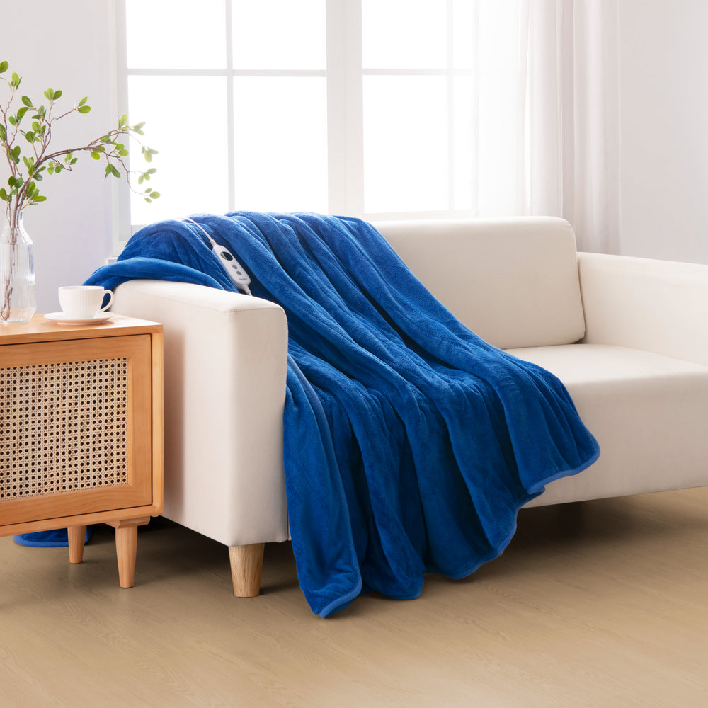 
                      
                        Coral Fleece Electric Heated Throw Blanket Classic Blue
                      
                    