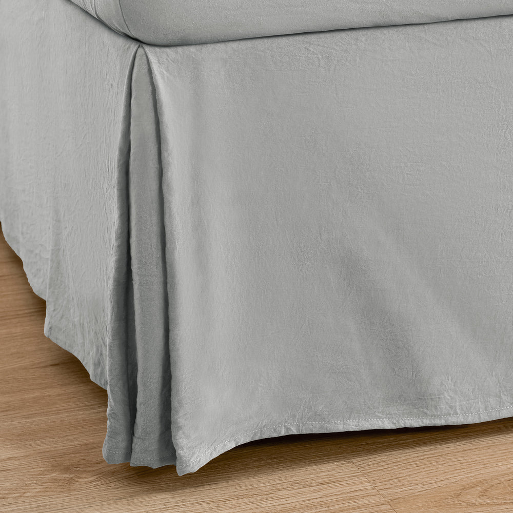 
                      
                        Superfine Washed Microfibre Pleated Valance Dove Grey
                      
                    