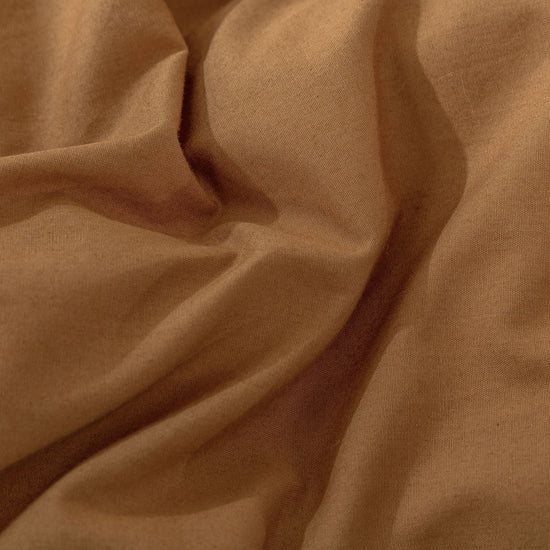 225TC Cotton Washed Comforter Set Rust Orange