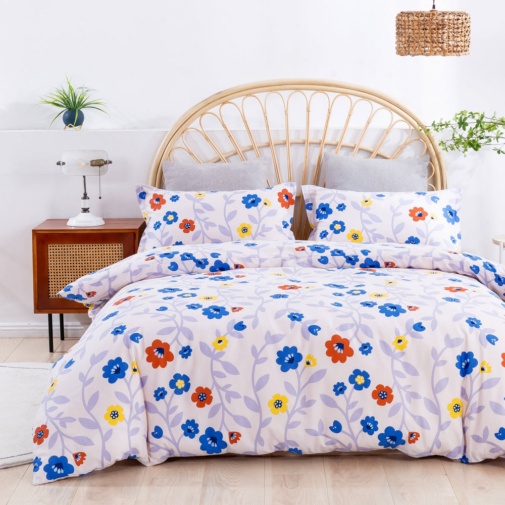 Summer 100% Cotton Quilt Cover Set