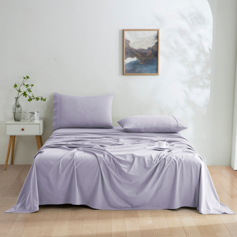 Micro Flannel Sheet Set Lavender